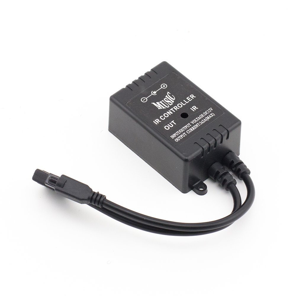 DC12/24V 2A3CH Max 72W LED Music Controller With 20keys RF Remote control For 3528 5050 Color Change LED Light Strips or Modules DC12/24V 2A3CH Max 72W LED Music Controller With 20keys RF Remote control For 3528 5050 Color Change LED Light Strips or Modules